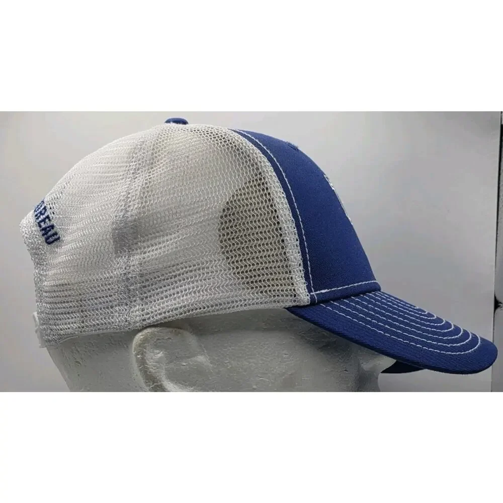 UK University Of Kentucky Wildcats Blue Snapback Cap White Mesh Trucker Hat NCAA